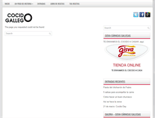 Tablet Screenshot of cocidogallego.com